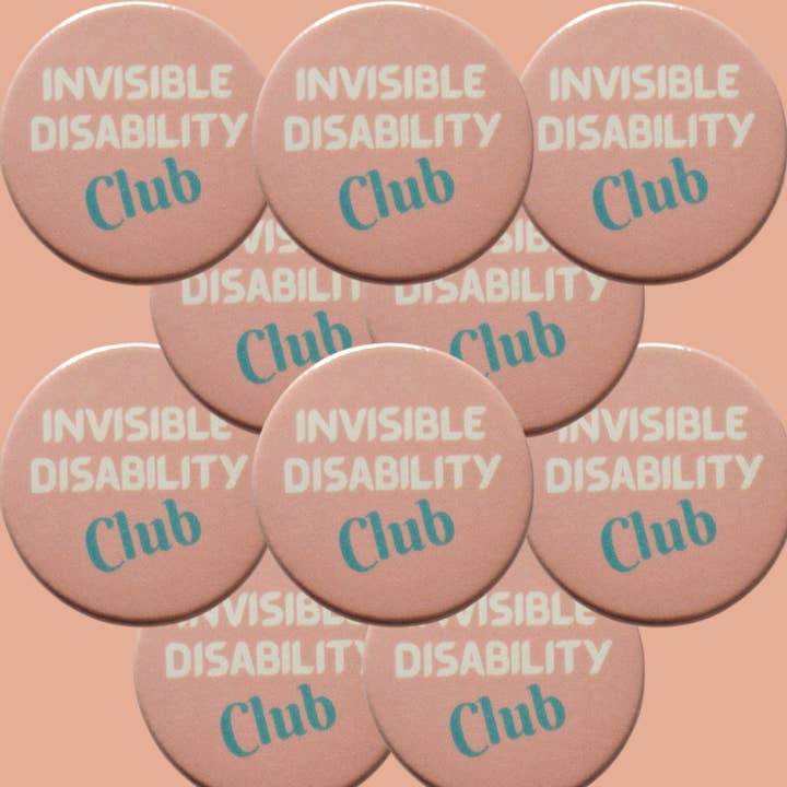 sent with Pride - Wholesale Lapel Pin/Button - Invisible disability club badges Pin badges 1