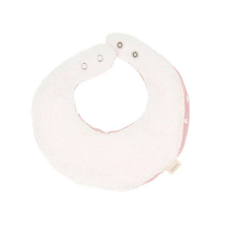 Tutete - Wholesale Bijtbal - Baby - Tutete roze slabbetjes met blaadjes en ruches voor baby's1