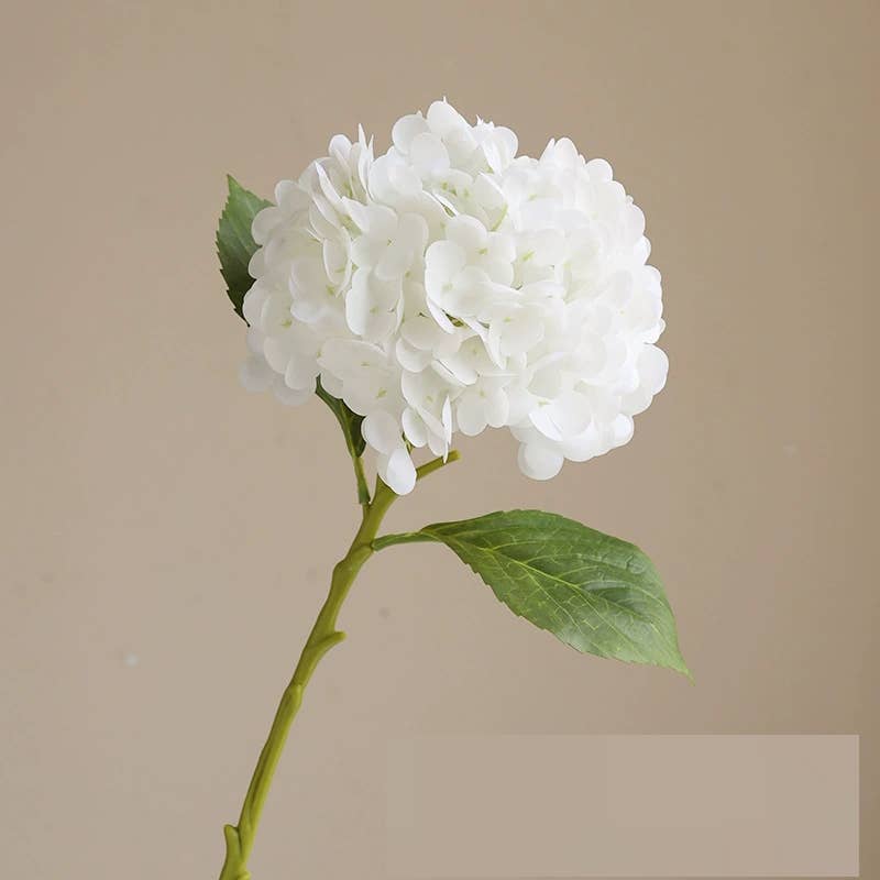 Angel Isabella - Wholesale Artificial Flowers - 12.5"Real Touch lifelike Hydrangea-6”bloom8