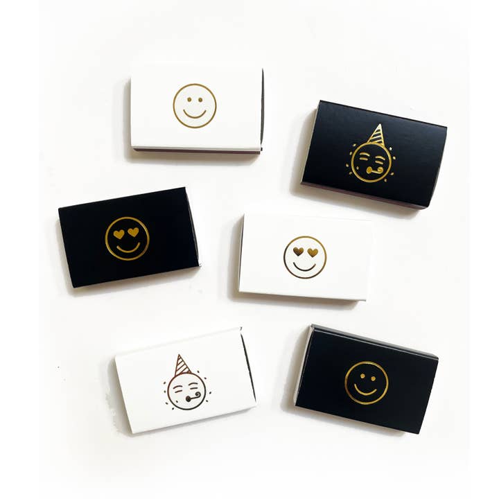 Studio Portmanteau - Wholesale Matches - Smiley Face Matchbox | Emoji Matches