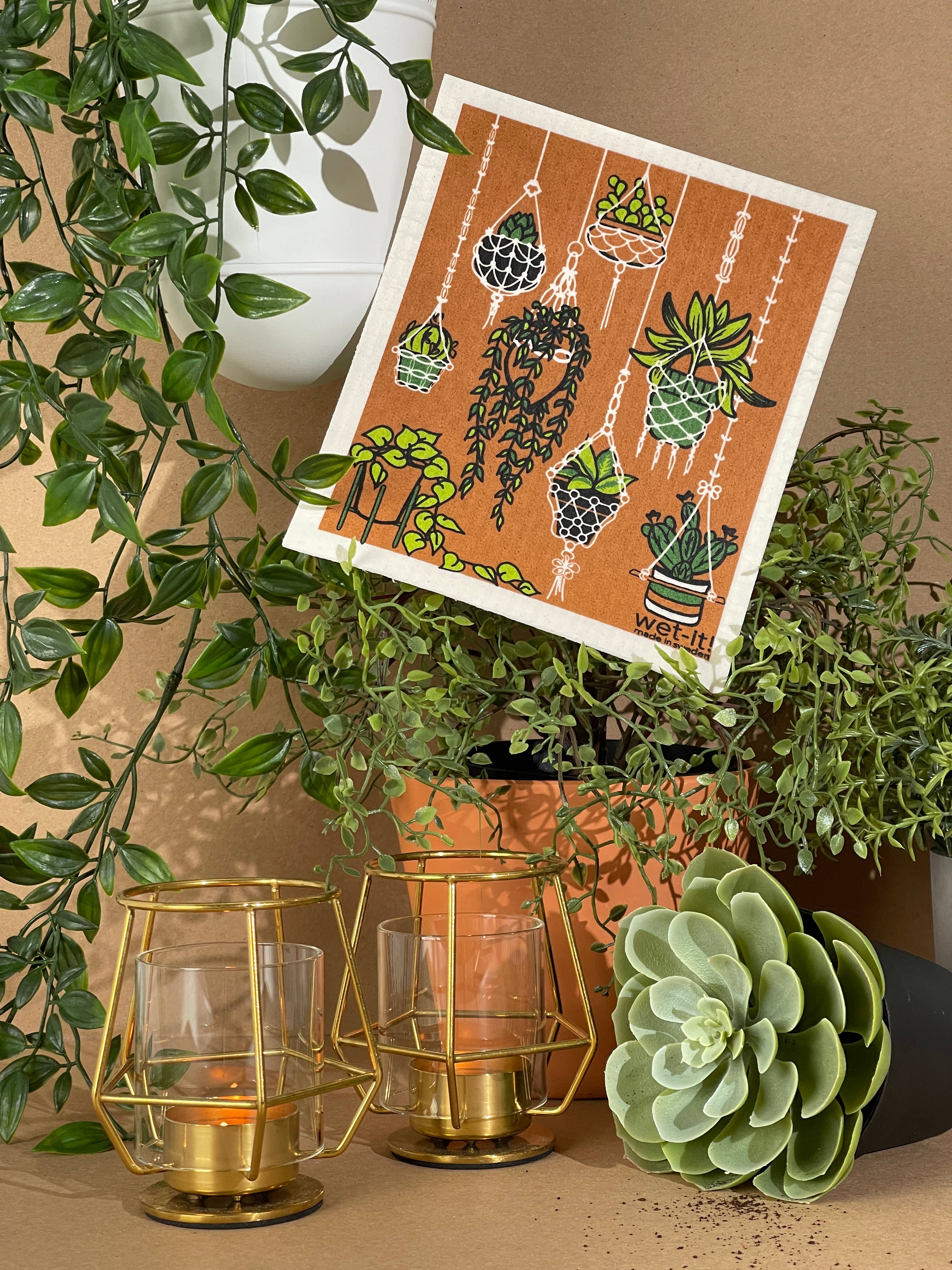 Wet-it! - Venta al por mayor Paño de cocina - Tela sueca de macramé1