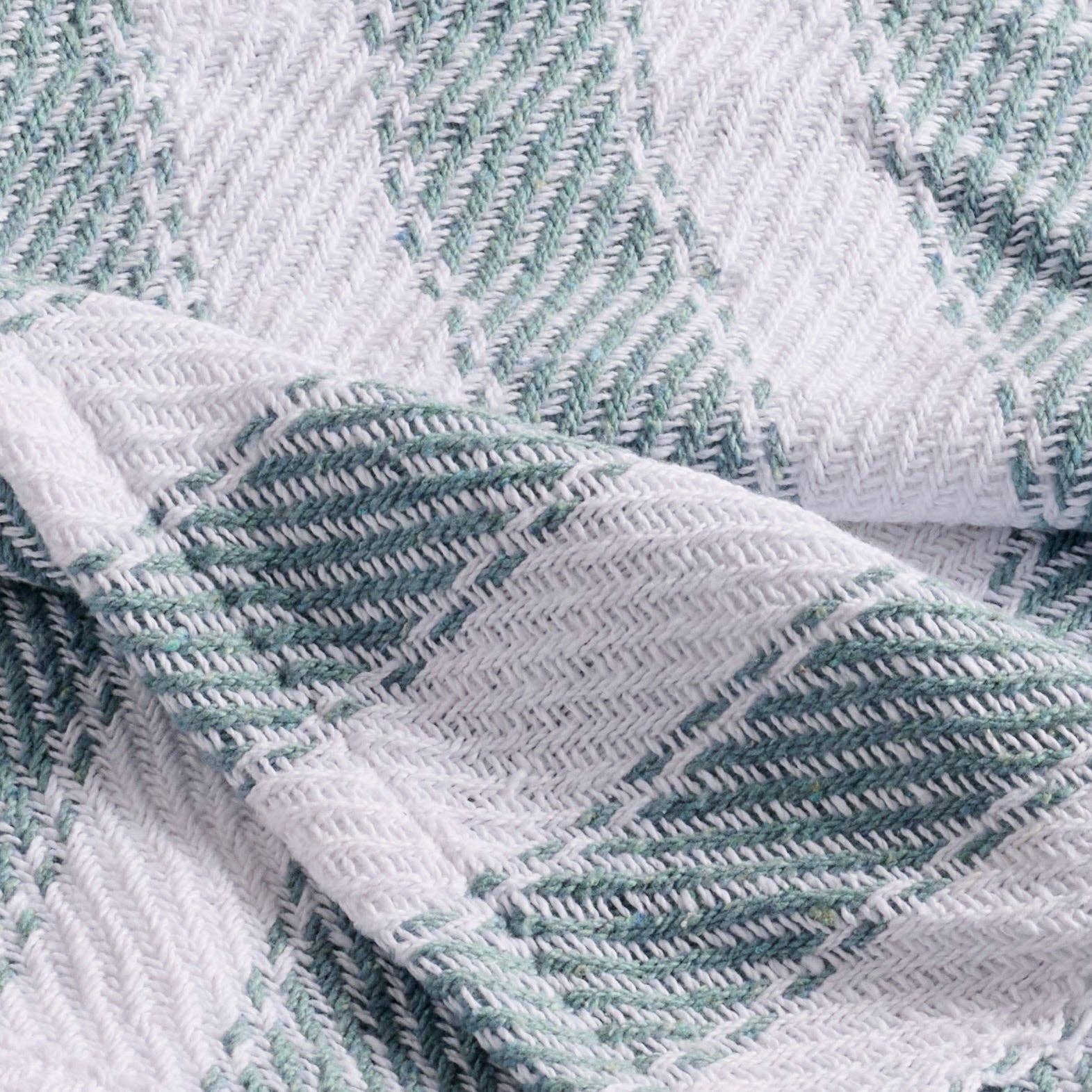 Ten Thousand Villages - Wholesale Picnic Blanket - Garmee Upcycled Cotton Beach Blanket - Blue2