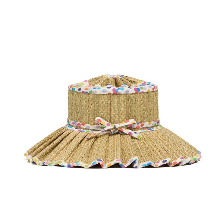 Polka | Rainbow | Luxe Capri Child Hat for wholesale by Lorna Murray