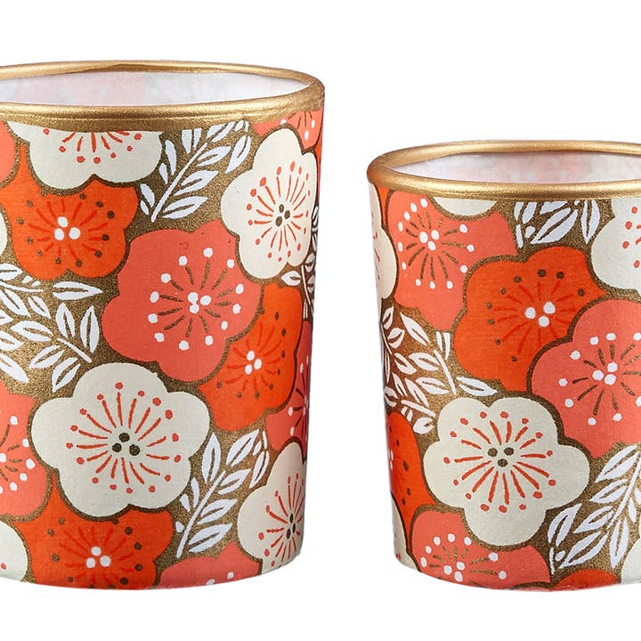 Medium värmeljushållare, Tokyo/Orange för wholesale av LILI'S LOFT