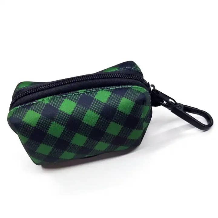 Joyride Harness - Wholesale Pet Poop Bag Dispenser - Green Plaid Joyride Harness Poop Bag Dispenser