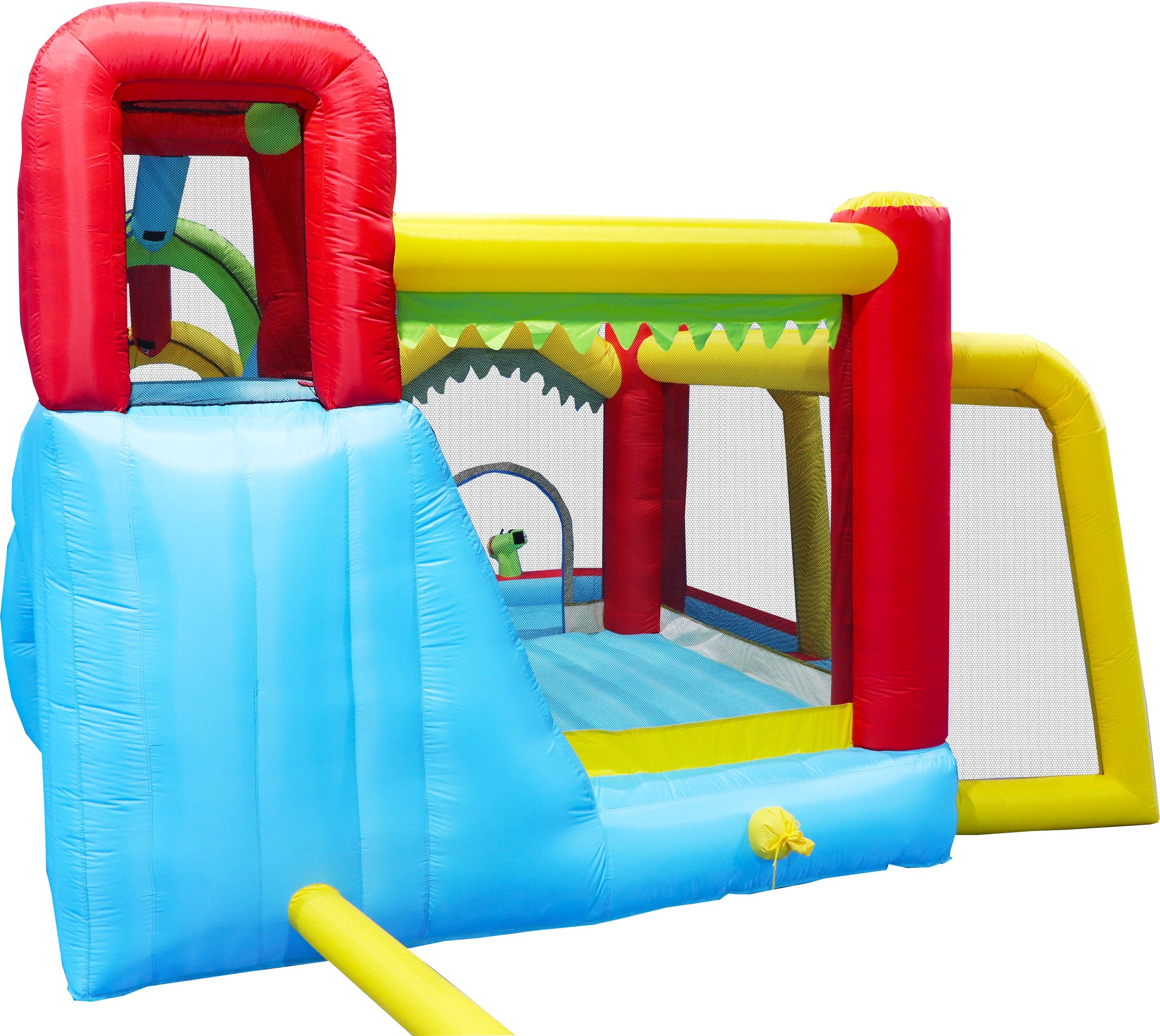 39F Inc. - Wholesale Inflatables - 7-in-1 Inflatable Water Park Bounce House – Slide, Pool 18