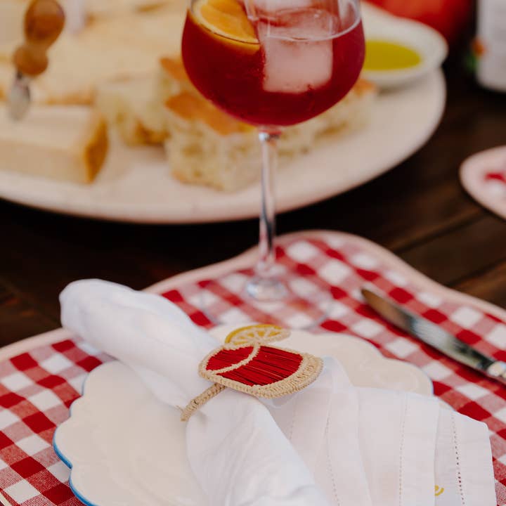 Set van 4 Negroni Servetringen voor wholesale door Casa Stilo