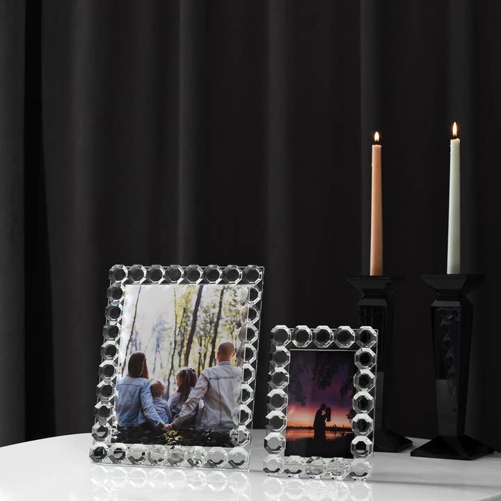 Lainy Home - Wholesale Picture Frame - Octagon Crystal Picture Frame1
