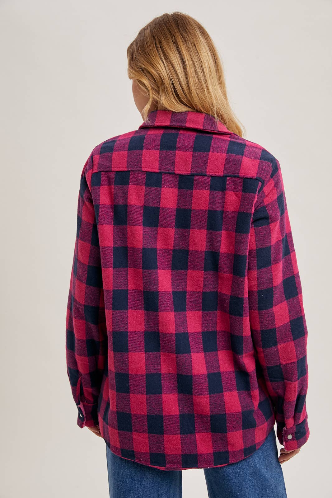 Bluivy - Vente Veste-chemise – femme - VESTE À CARREAUX BUFFALO DOUBLÉE EN SHERPA7