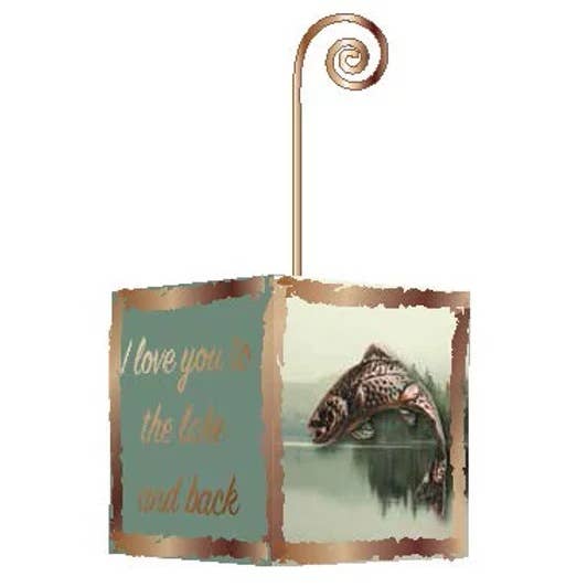 Photo Cube Lake Trout (Large) for wholesale by iLove Home Decor