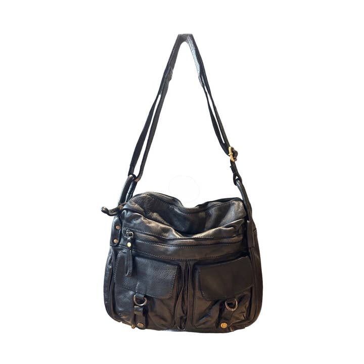 LULU COWHIDE LEATHER BAG for wholesale by Louisa lee