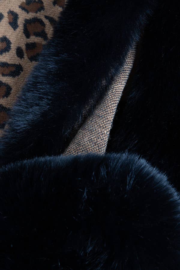 SAACHI - Wholesale Kimono - Women's - Faux Fur Cheetah Party Kimono9