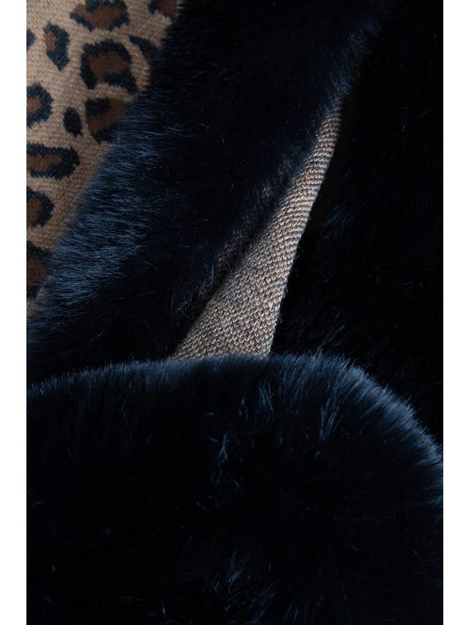 SAACHI - Wholesale Kimono - Women's - Faux Fur Cheetah Party Kimono9