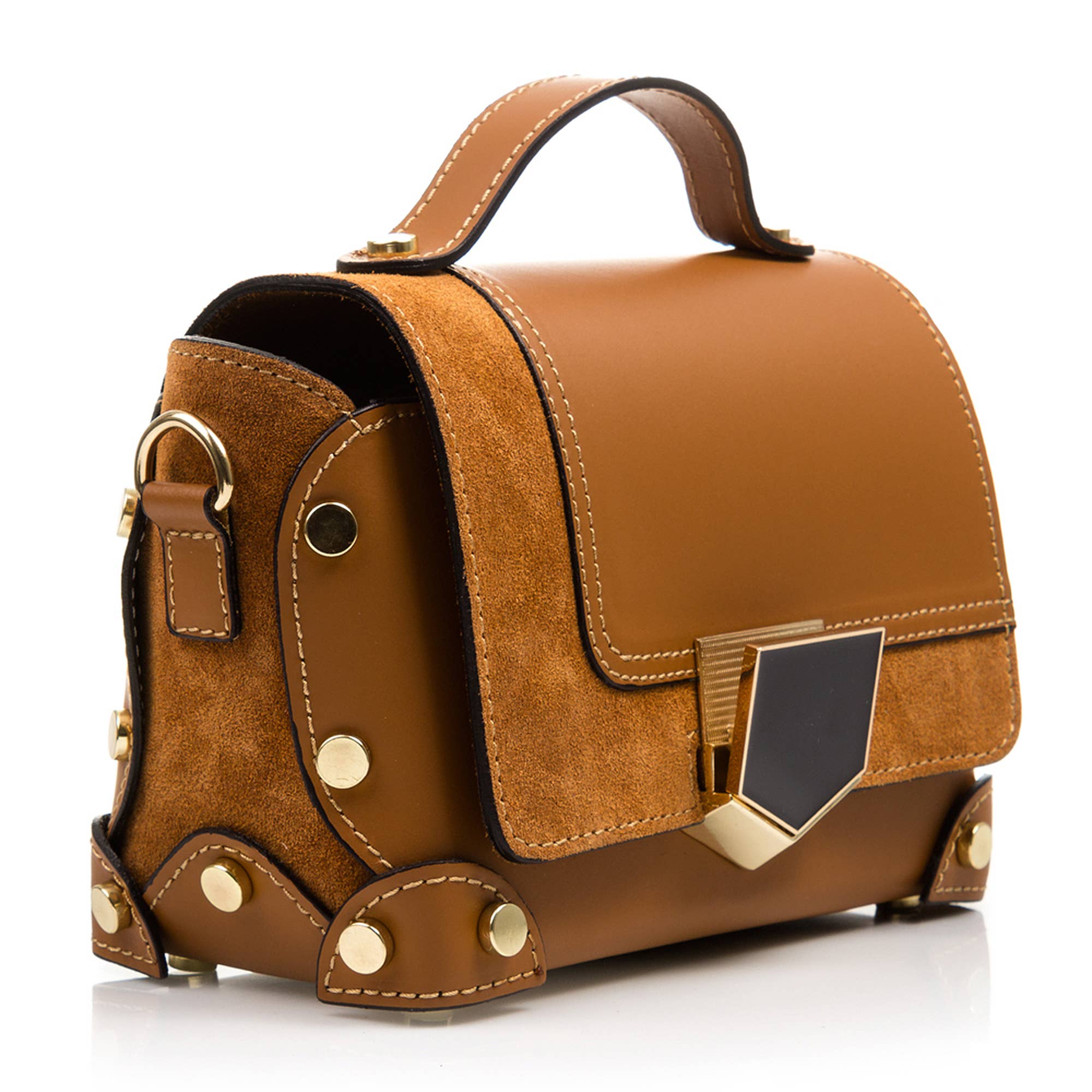 FIRENZE ARTEGIANI – Mala com alça superior – Mulher por atacado – Bolsa feminina Agerola. Couro genuíno Ruga Suede13