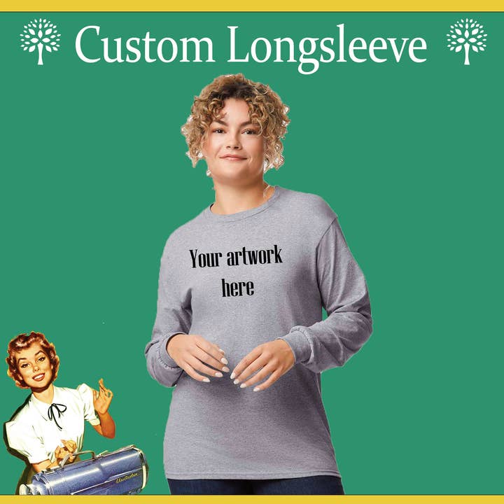 Anpassade långärmade t-shirts för wholesale av Sycamore Creek Makers