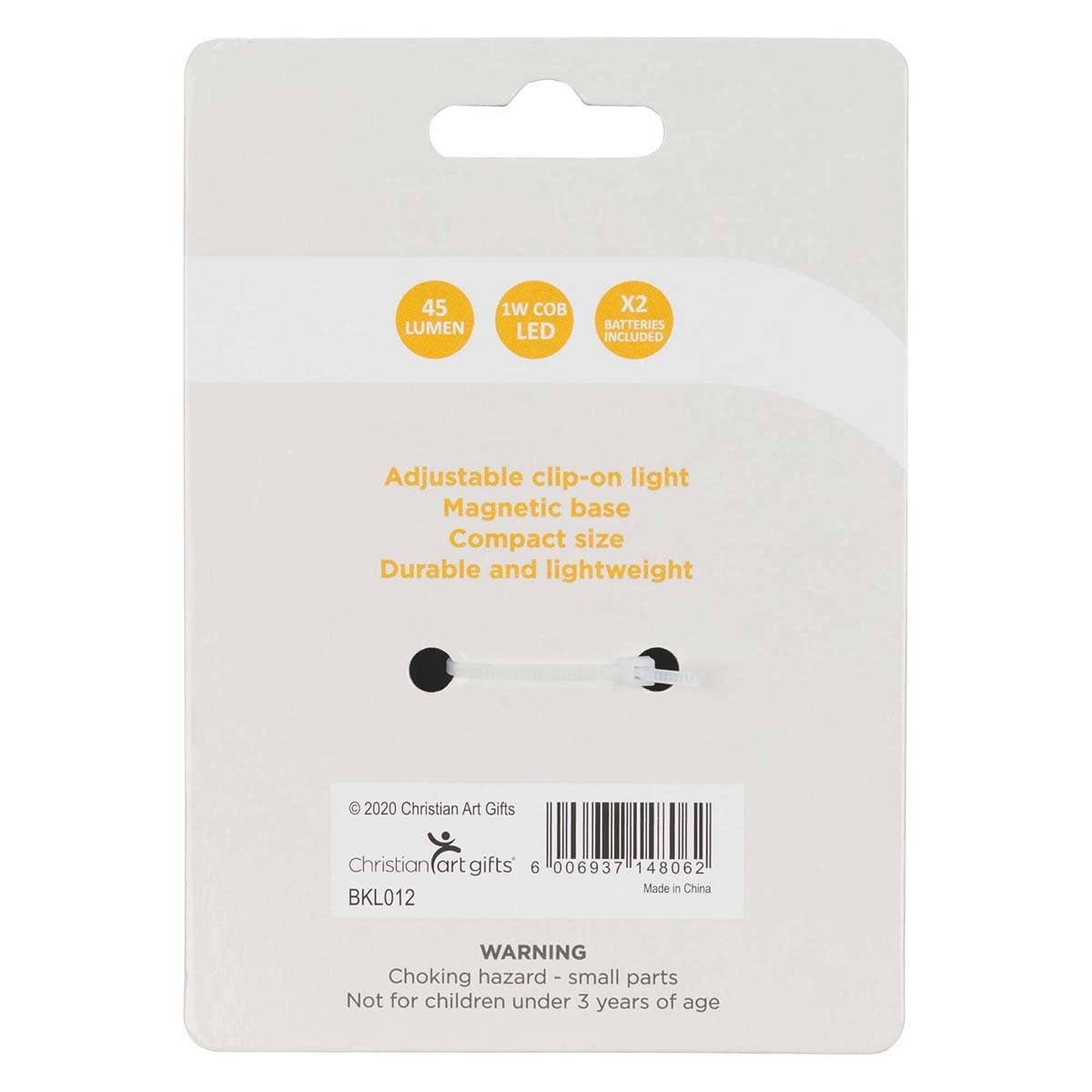 Christian Art Gifts - Wholesale Booklight - Book Light Black I Know the Plans Jer. 29:112