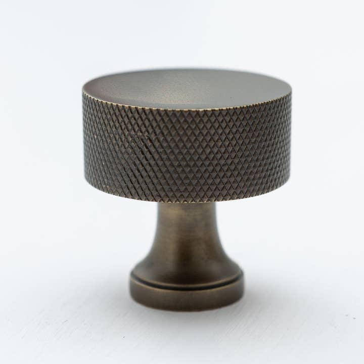 Brass bee – wholesale Knob/pull – Brass round knurled knob4