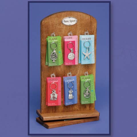 Oval Top Spinner Display for wholesale by Basic Spirit