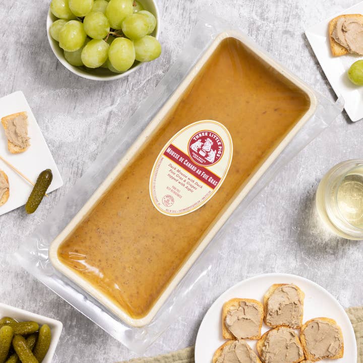 Bulk Mousse de Canard au Foie Gras for wholesale by Three Little Pigs
