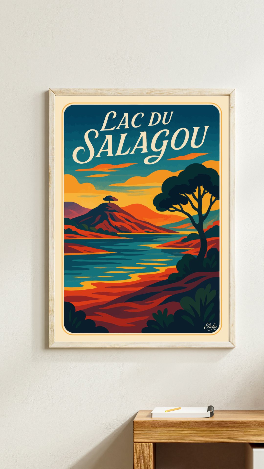 ELIOKA - Wholesale Poster - Display Lake Salagou1