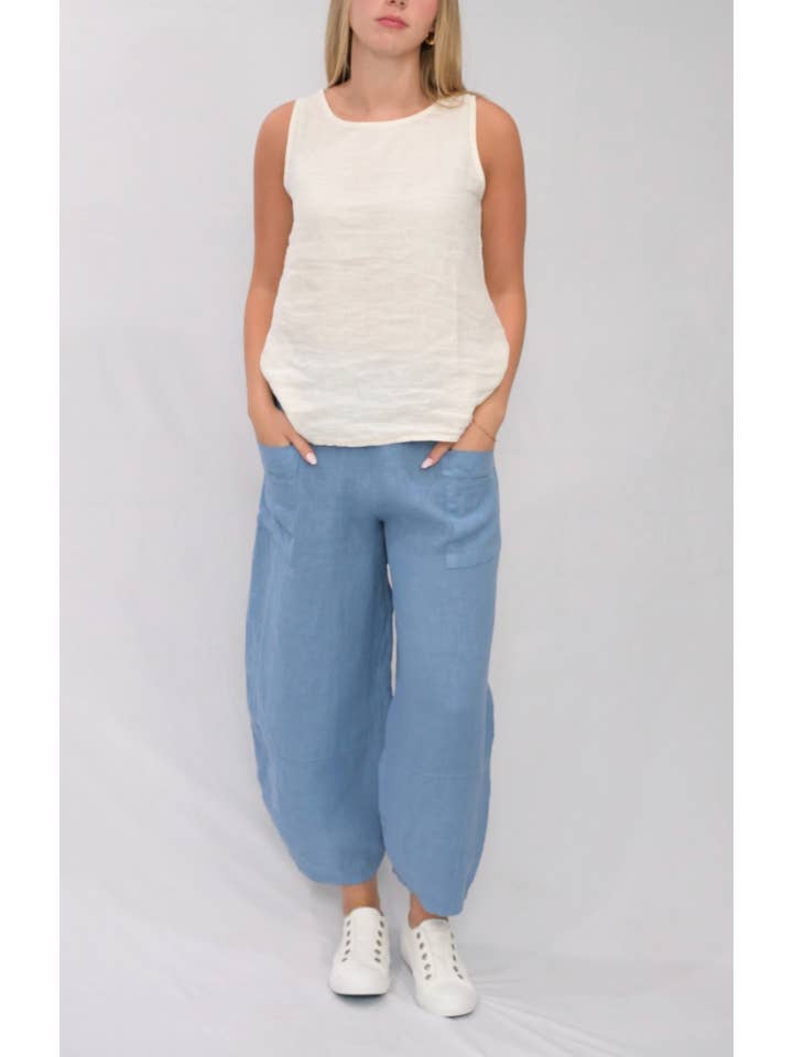 Merci Marie - Wholesale Pants - Women's - Linen Barrel Pants