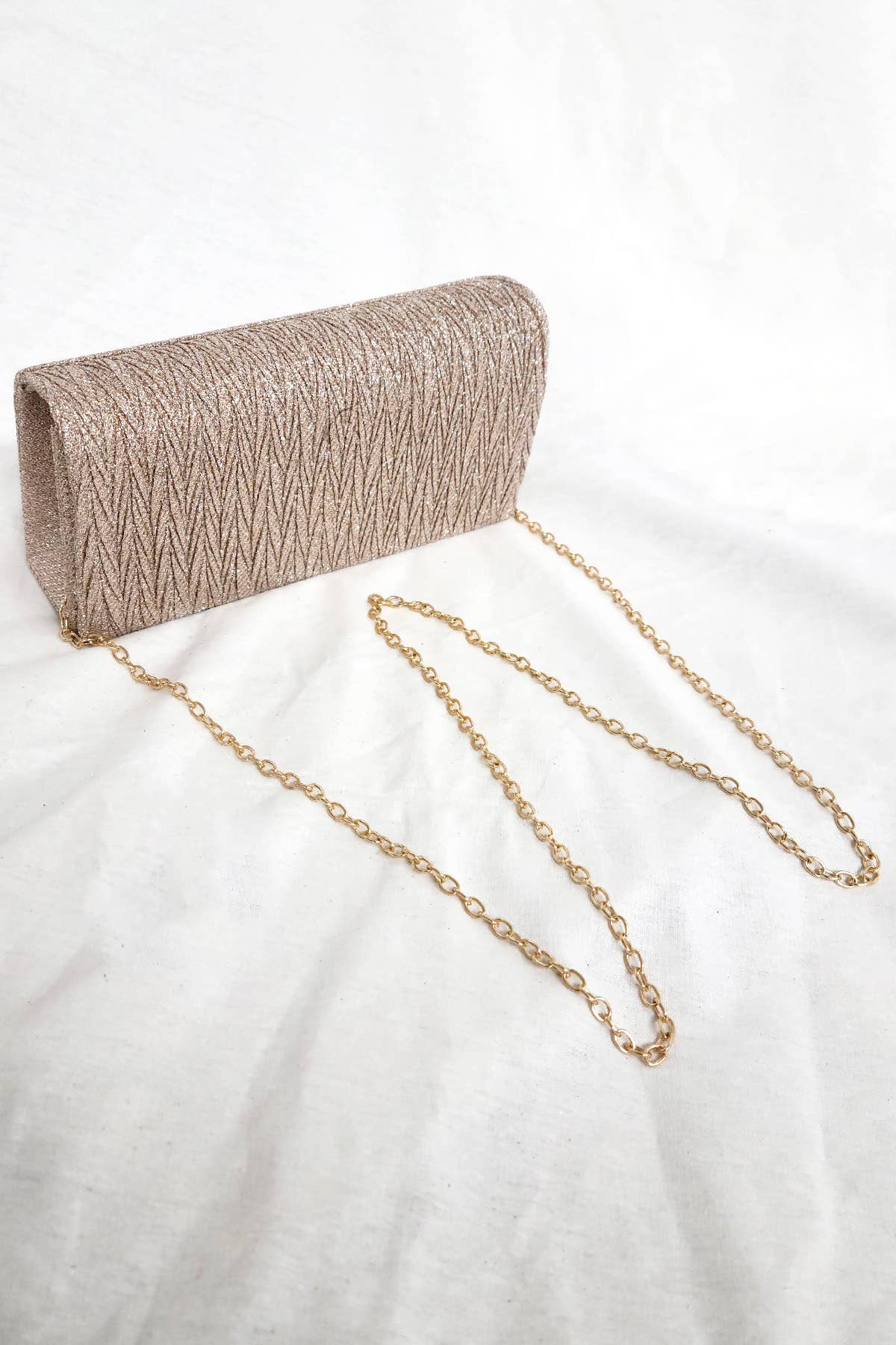 Chicas - Wholesale Clutch Bag - Women's - Sparkling evening bag with adjustable chain FB726843