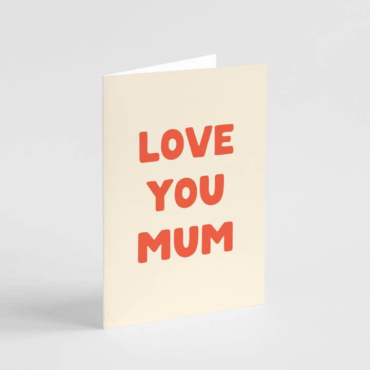 Popsy Press - Wholesale Mother’s Day card - Love You Mum Card - Simple Happy Mother's Day Greeting Card1