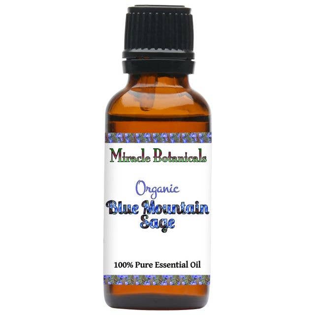 Sage (Blue Mountain) Essential Oil - Organic for wholesale by Miracle Botanicals