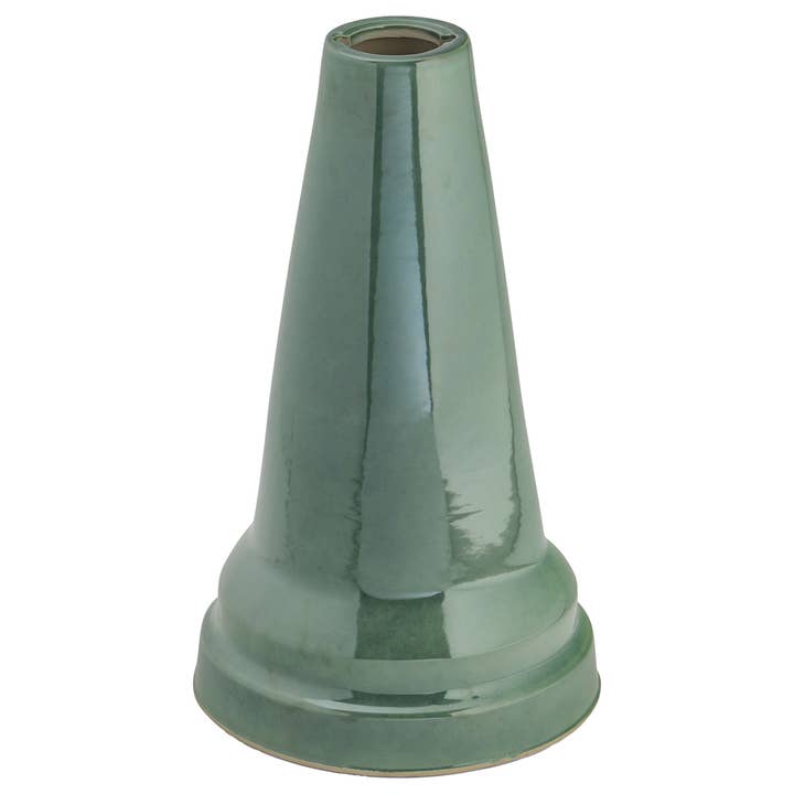Birds Choice - Wholesale Bird Bath - Ohio Stoneware Bird Bath in Summer Green Made in USA