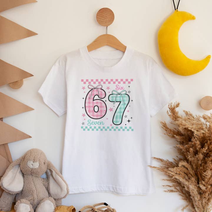 Cutesy Pastel 67 Toddler and Youth Shirt for wholesale by Itsy Bitsy Bella Co