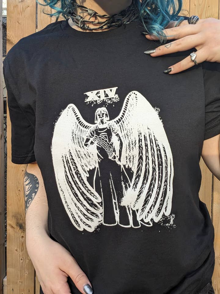 RaccoonGuts - Wholesale Screen Printed T-Shirt - Women's - Temperance
Gothic Alt Tarot Printed T-shirt3