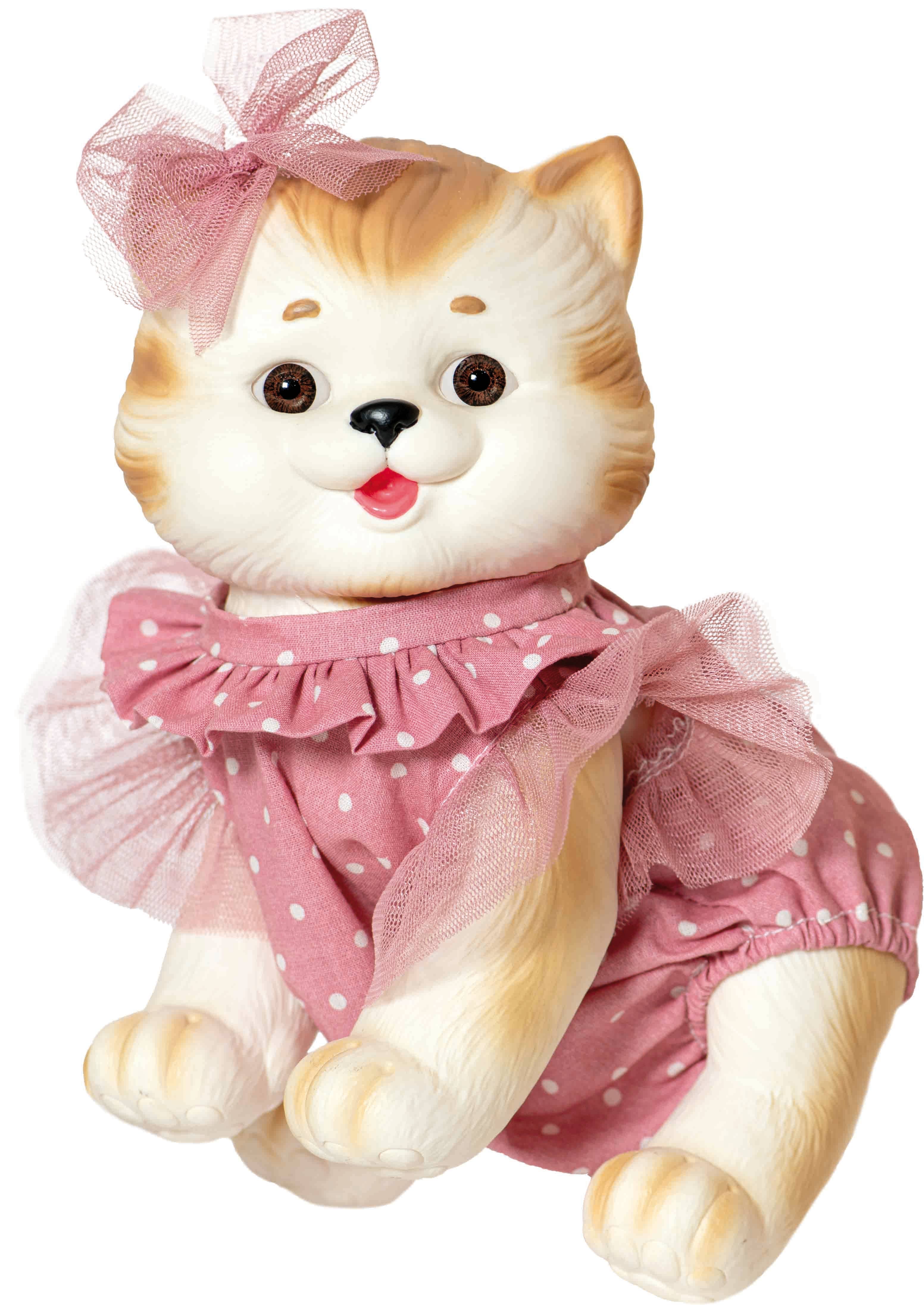 MUÑECAS ROSATOYS, S.L. - Wholesale Doll - Kids - White Cat Brown Stripes1