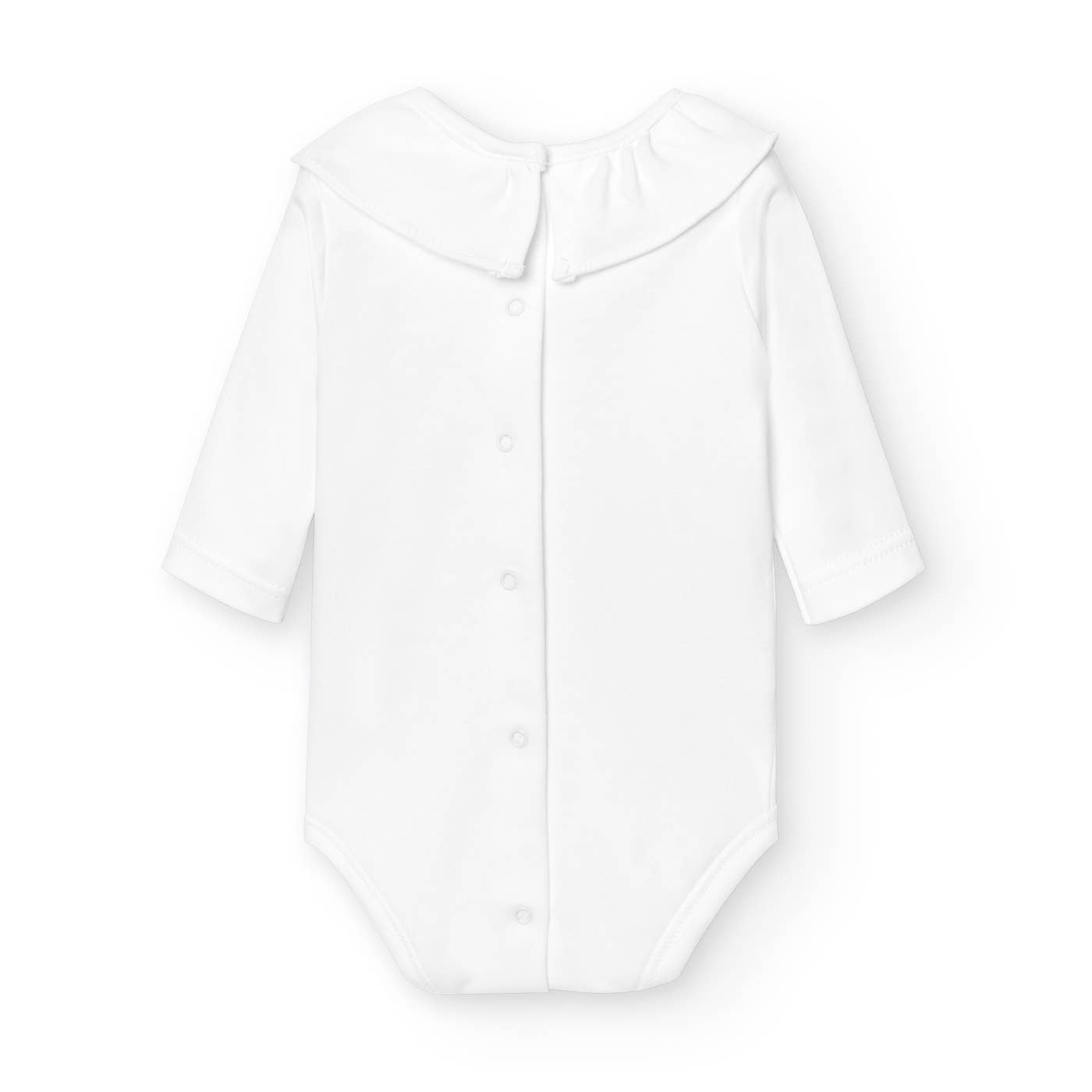 Babidu - Wholesale Bodysuit (Non-Footed) - Baby - Long Sleeve Ruffle Neck Baby Bodysuit5