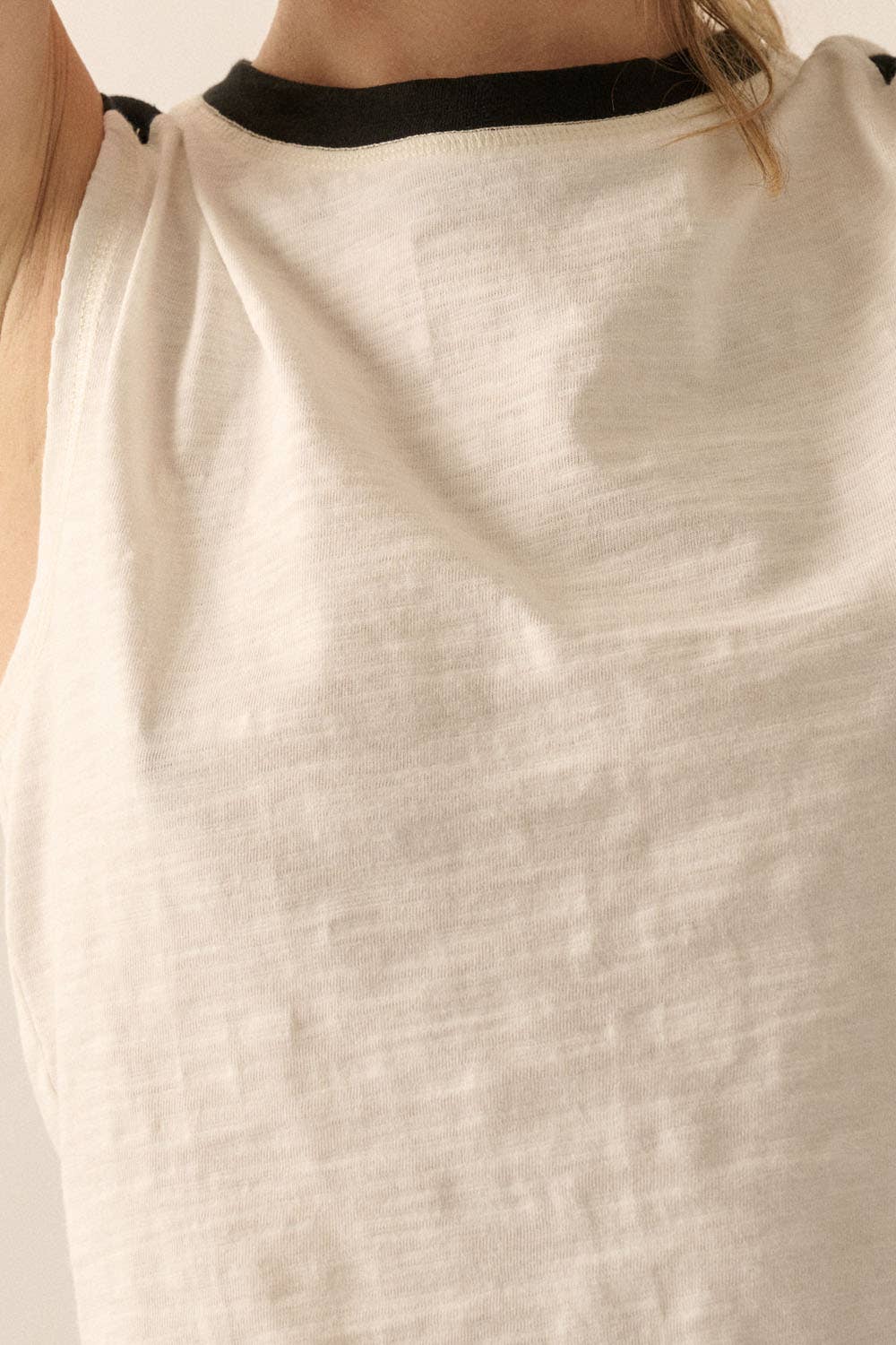 Promesa USA - Vente Haut en maille – femme - Haut à encolure ras-du-cou en tricot à blocs de couleurs facile à enfiler7