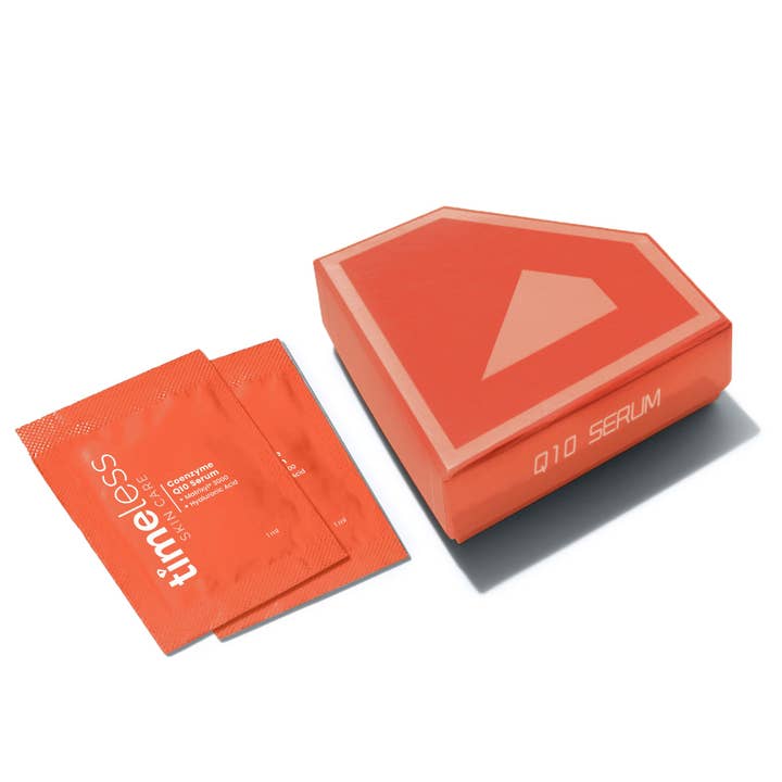 Coenzyme Q10 + Peptides Serum | Pouches for wholesale by Timeless Skin Care