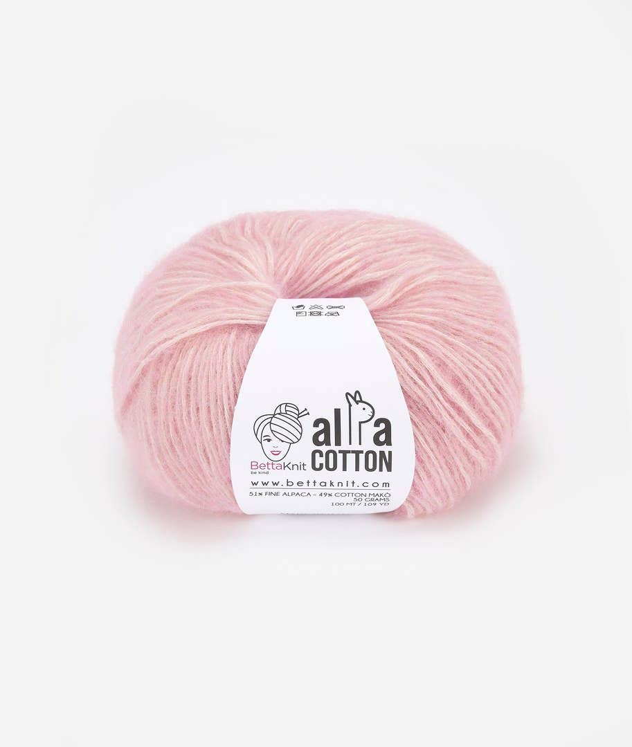 BettaKnit - Vente Fils à tricoter - Alpa Cotton - Lot de 10 pelotes16