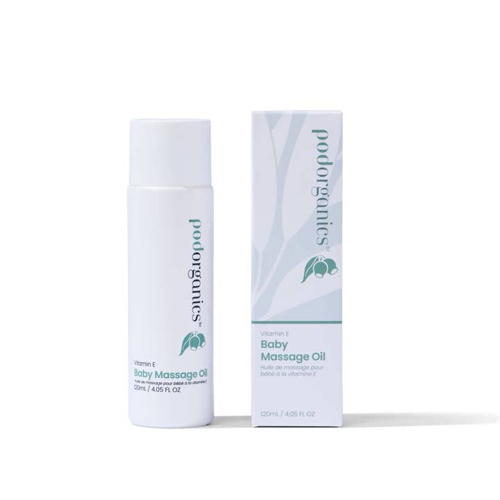 Vitamin E Baby Massage Oil for wholesale by Pod Organics Pty Ltd