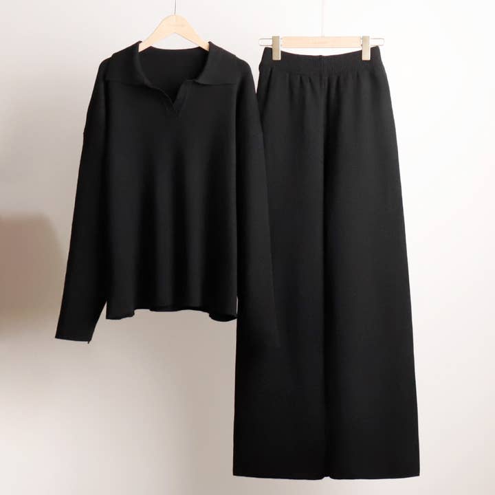 Mapcie - Wholesale Top & Pant Set (NOT Loungewear) - Women's - Long sleeve top and long pants sweater set