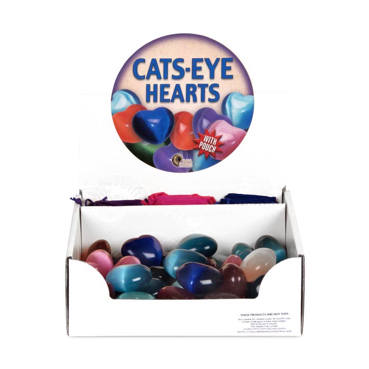 Cats-Eye Heart Pack for wholesale by British Fossils