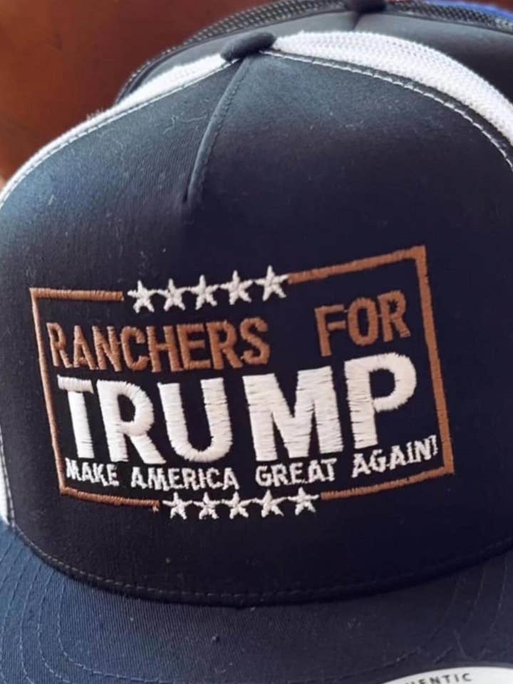 Ranchers for Trump Trucker Hat for wholesale by Set Apart Hat Co.