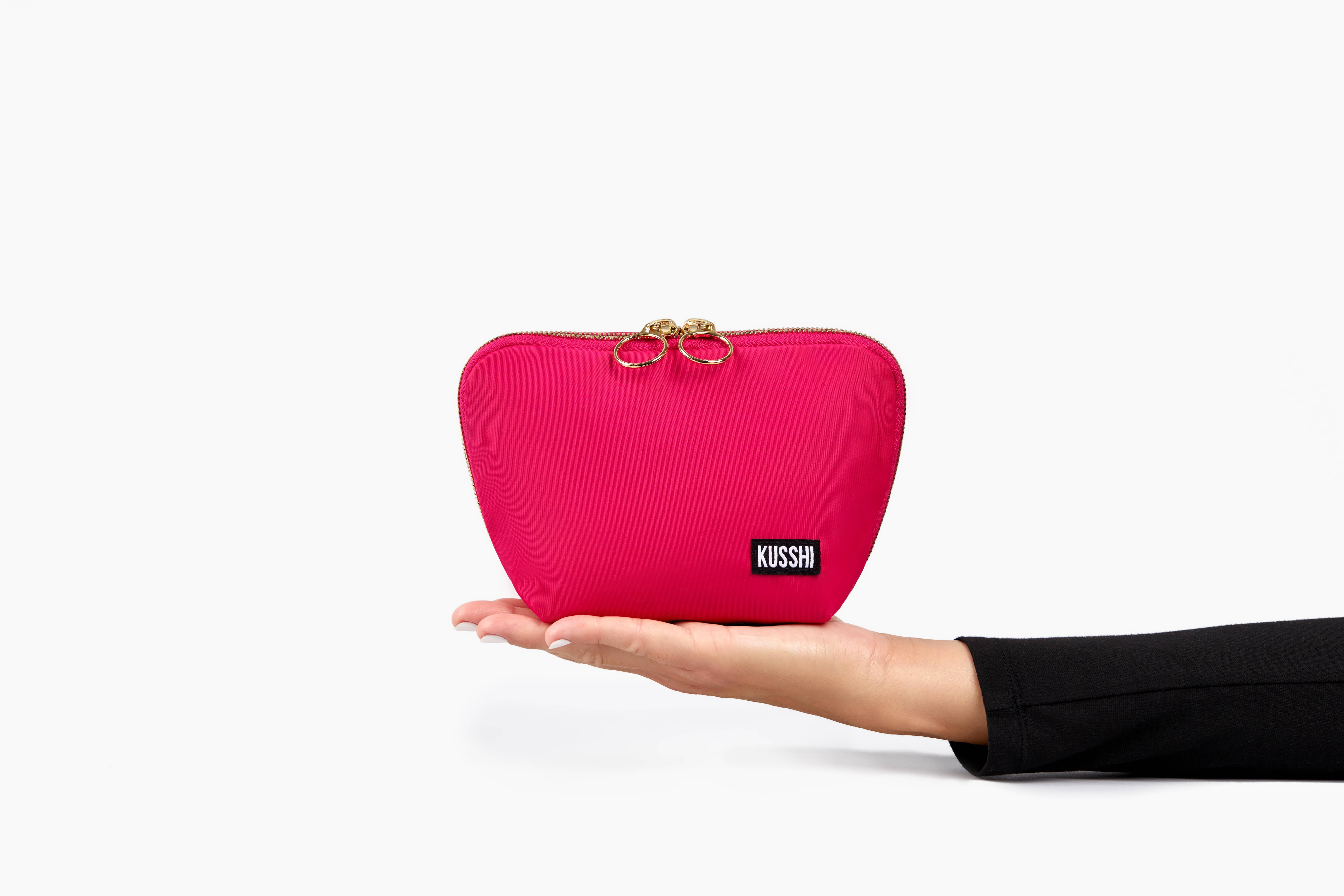 KUSSHI - Wholesale Makeup/Cosmetic Bag - Everyday Makeup Bag - Machine Washable Small Cosmetic Bag, 16