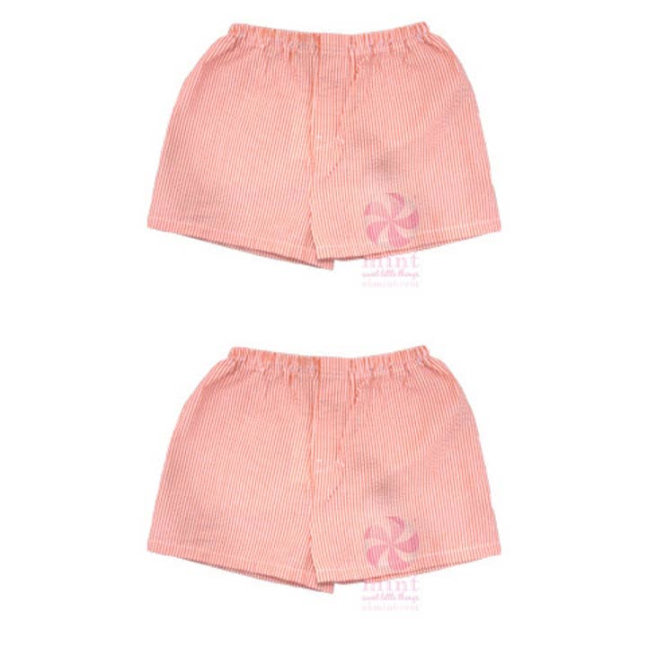 2-pak orange seersucker shorts 2T | Mint for engroshandel hos Mint