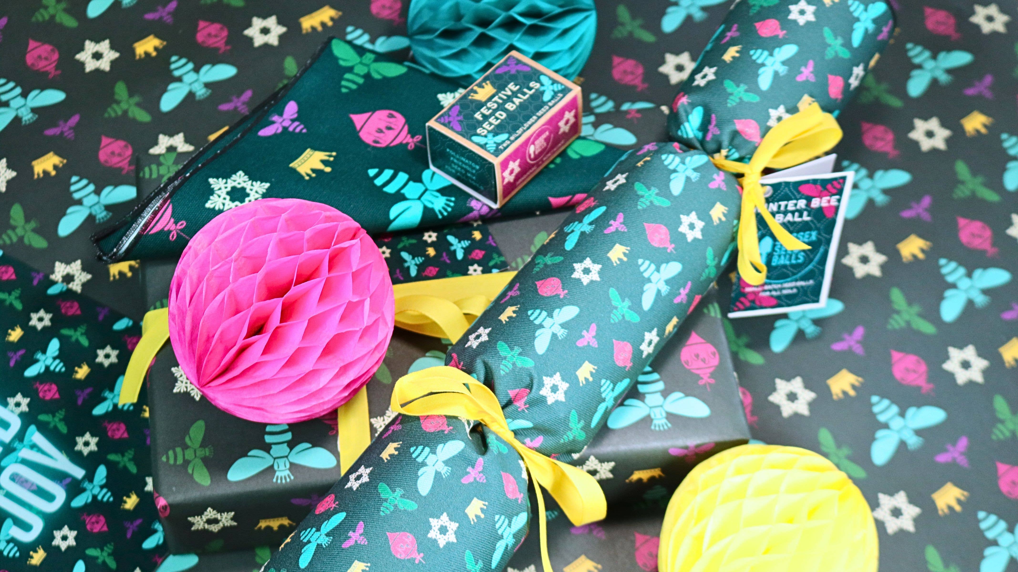 Sussex Seed Balls – wholesale Wrapping paper roll – Festive Luxury Wrapping Paper (Recycled) Roll 500x700mm2