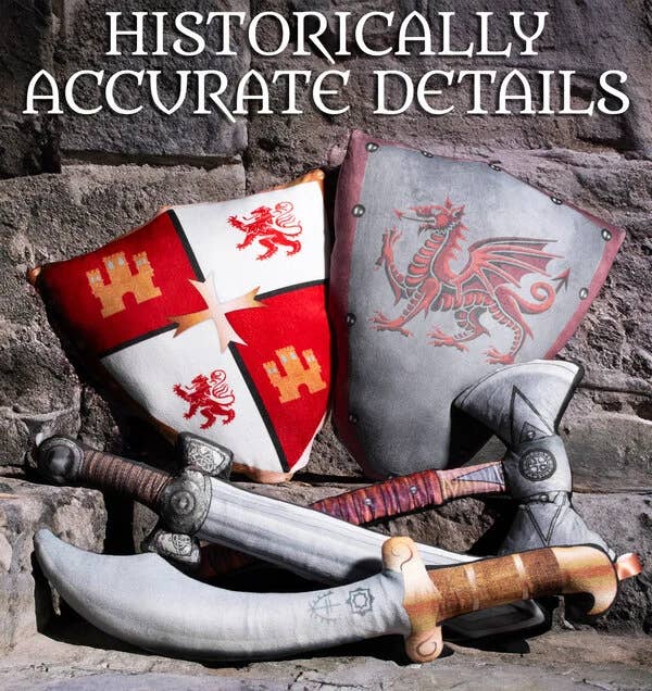 Pillowfight Warriors – Engroshandel Plyslegetøj - Børn og baby – Pillowfight Warriors® Legetøj Romersk prætoriansk skjold7