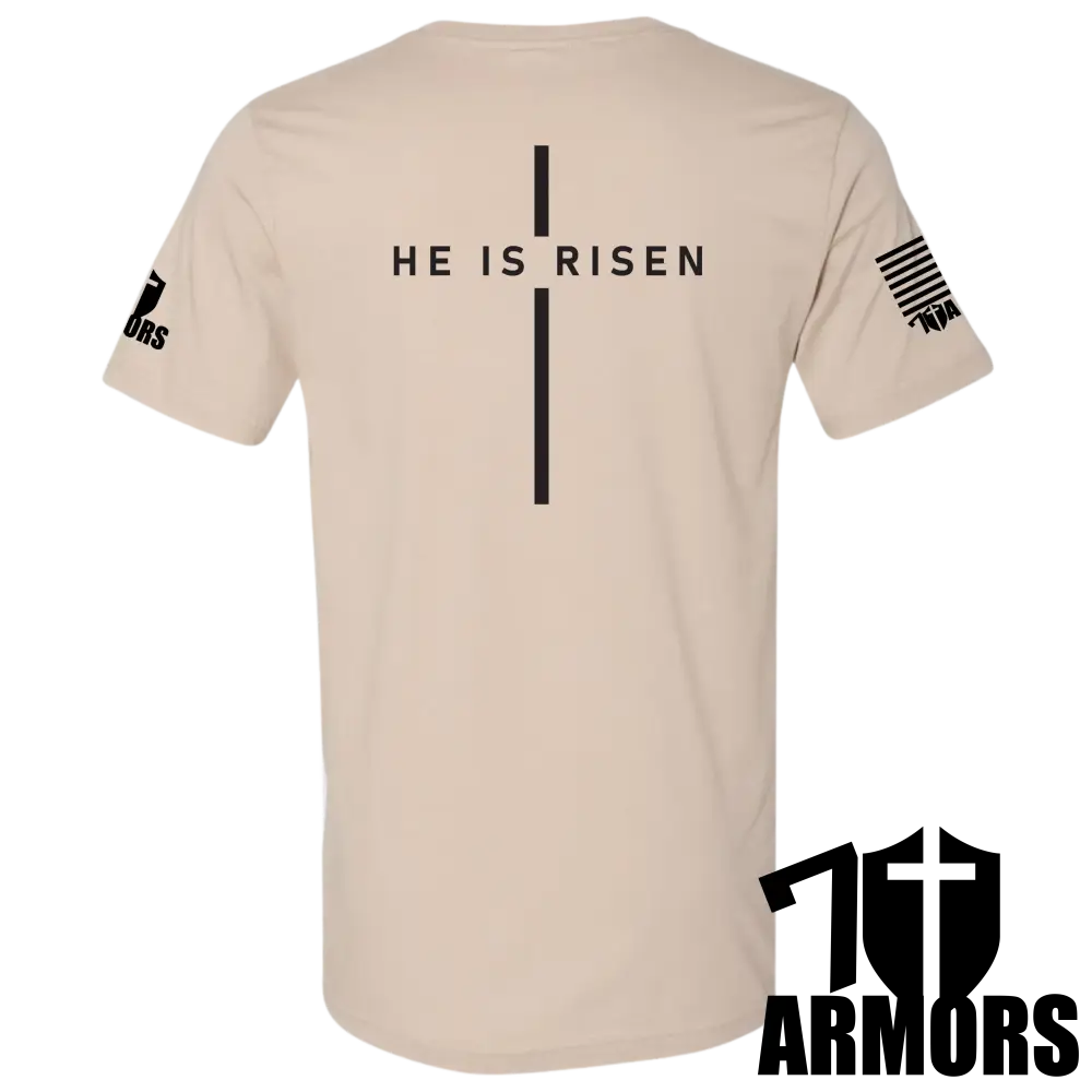7 ARMORS APPAREL - Wholesale Screen Printed T-Shirt - Men's - HE IS RISEN T-SHIRT3