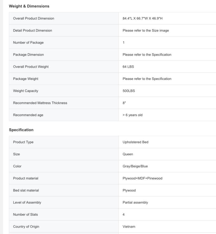 VTNG50 - Wholesale Bed - Queen Size Velvet Upholstered Platform Bed,Box Spring Needed26