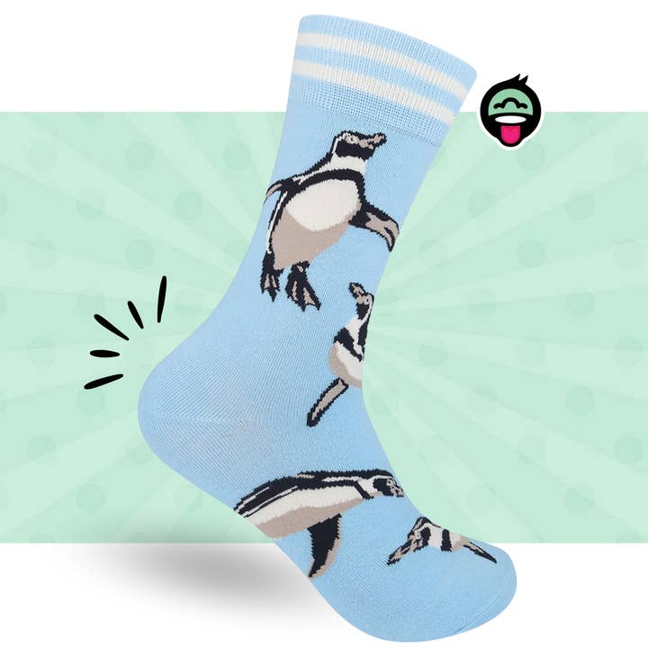 Funatic - About Face Designs - Nice Enough Merch Co - Wholesale Socks - Unisex - Penguin Socks - Closeout | Funatic