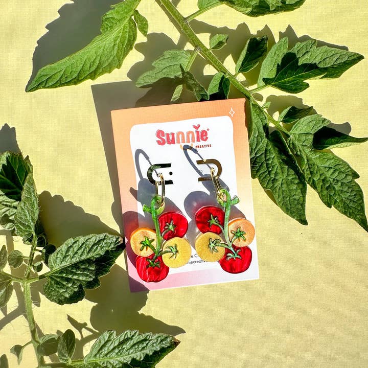 Sunnie Creative - Wholesale Dangle Earrings - Cherry Tomato Dangle