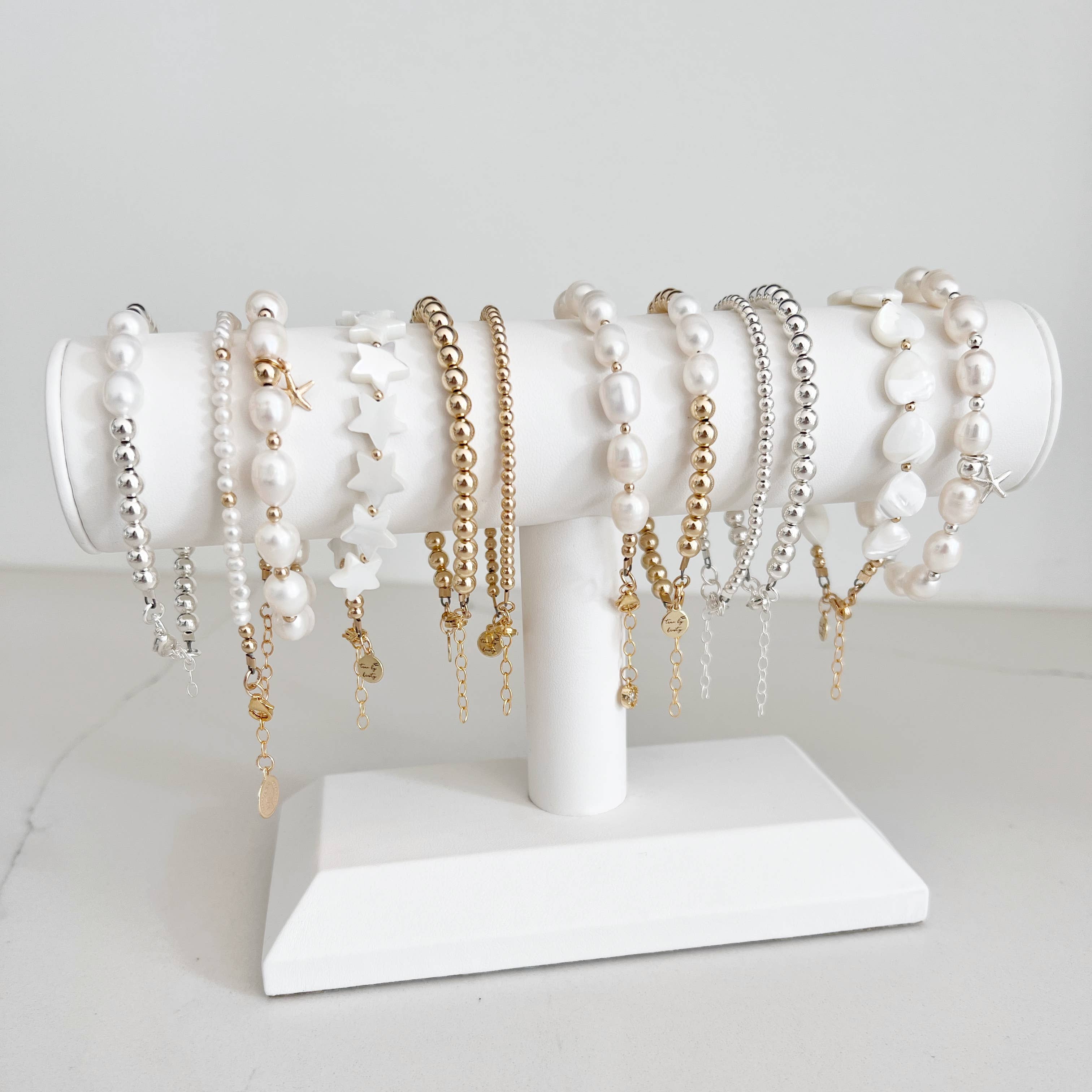 True by Kristy Jewelry - Wholesale Beaded Bracelet - Freshwater Pearl Beaded Gold Filled Bracelet2