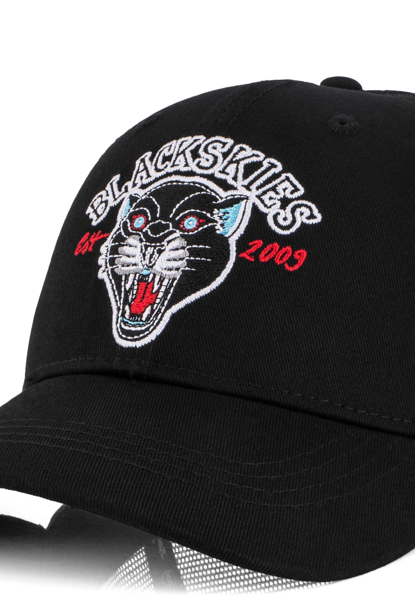 Blackskies - Wholesale Trucker Hat - Unisex - Traditional Tattoo Trucker Cap Panther Black-Black-Black5